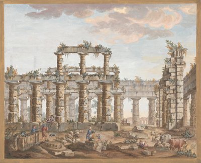 Tempelruiner av James Bruce