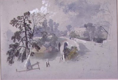 Canonbie, Dumfriesshire (wc på papper) av James Burrell Smith