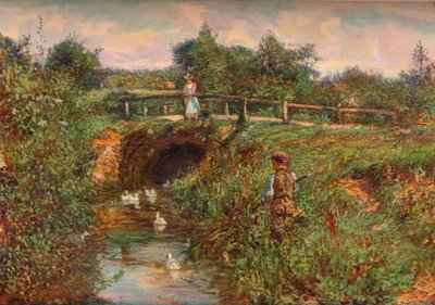 Att störa fiskarna, c1901 av James Charles