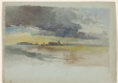 Utsikt över Gillingham Church, Kent av James Chisholm Gooden