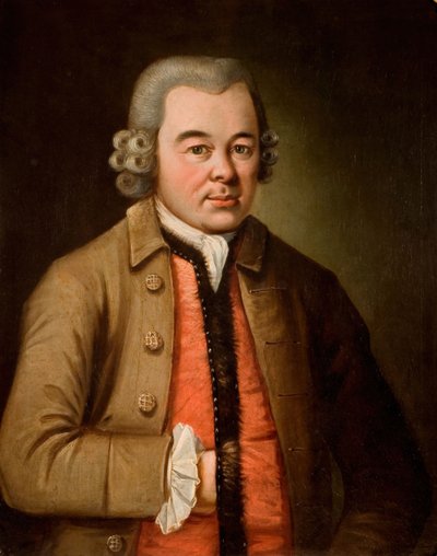 Porträtt av Christopher Fuller d.1786, 1750-1780. av James Coleman