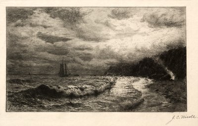 Smugglarens landningsplats. av James Craig Nicoll