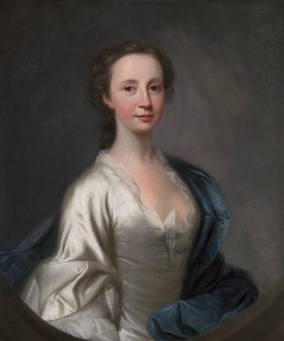 Porträtt av en dam av James Cranke