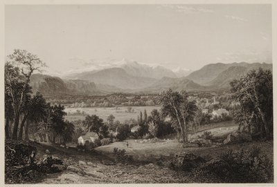 Mount Washington från Valley of Conway, efter John F. Kensett, graverad av James Smillie, tryckt av J. Dalton av James David Smillie