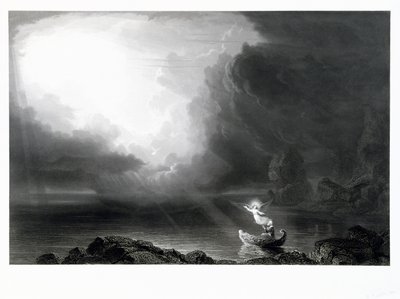 Livets resa — Ålderdom, ca. 1855 (gravyr) av James David Smillie