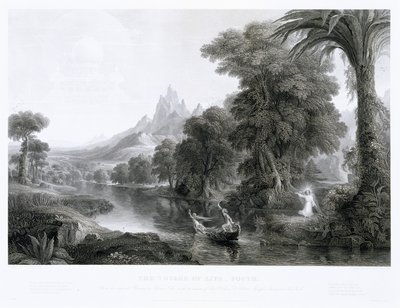 Livets resa — Ungdom, ca. 1855 (gravyr) av James David Smillie