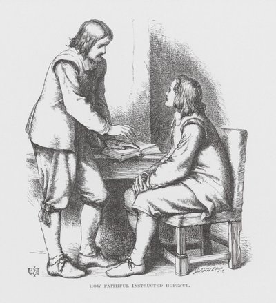 Hur trofast instruerade hoppfull (gravyr) av James Dawson Watson