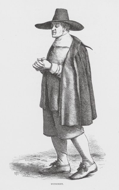 Hyckleri (gravyr) av James Dawson Watson