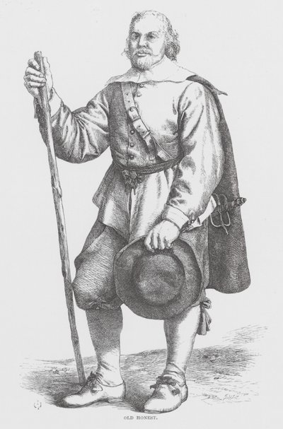 Gammal hederlig (gravyr) av James Dawson Watson