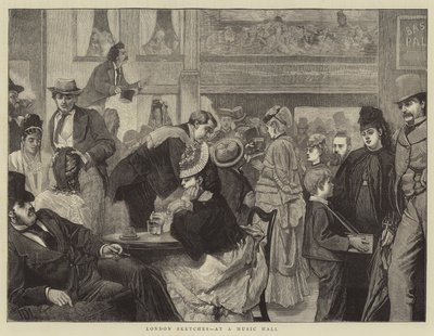 London Sketches, i en Music Hall av James Dromgole Linton
