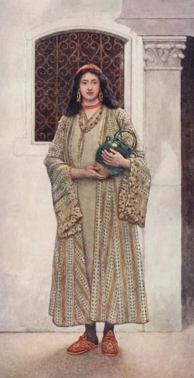 Shakespeares Köpmannen i Venedig: Jessica (färglitografi) av James Dromgole Linton