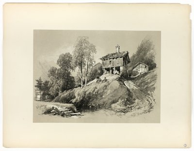 Brunnen, från Picturesque Selections av James Duffield Harding