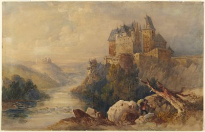 Tidig morgon vid Mosel av James Duffield Harding