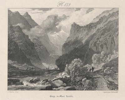 Mont Terrible Gorge av James Duffield Harding
