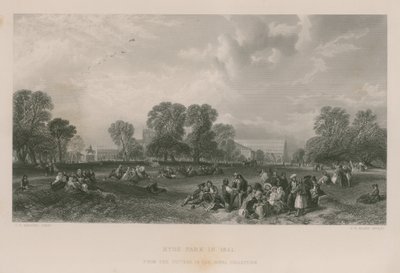 Hyde Park år 1851 av James Duffield Harding