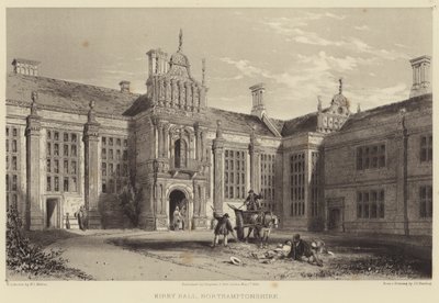 Kirby Hall, Northamptonshire av James Duffield Harding
