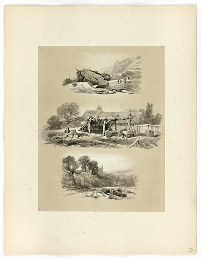 Mumbles, från Picturesque Selections av James Duffield Harding