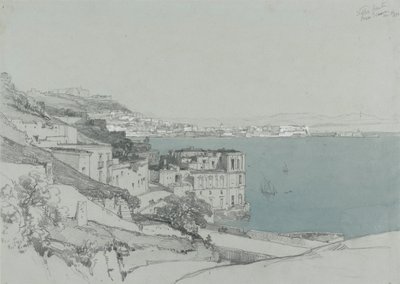 Neapel från Strada Nouva, 26 november 1830 av James Duffield Harding