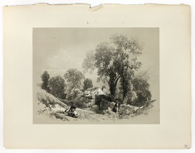 Nära Betws y Coed, IN. Wales, från Picturesque Selections av James Duffield Harding