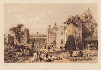 Penshurst, Kent (akvatint) av James Duffield Harding