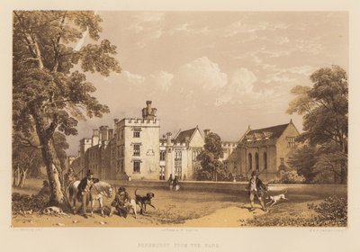 Penshurst from the Park (akvatint) av James Duffield Harding