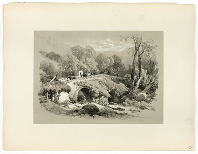 South Brent, Devon, från Picturesque Selections av James Duffield Harding