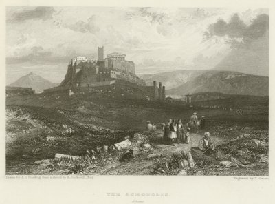 Akropolis, Aten av James Duffield Harding