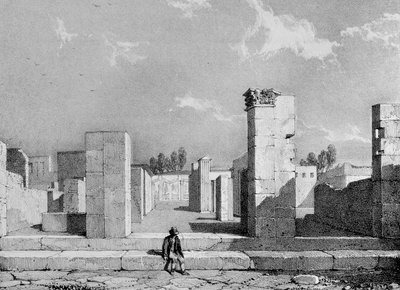Caius Sallusts hus, 1828 av James Duffield Harding