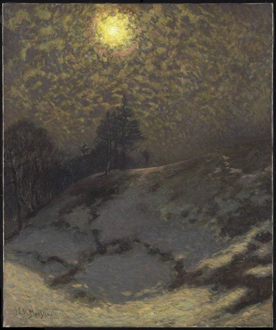 Tidig kväll, vinter, 1912 av James Edward Hervey Macdonald