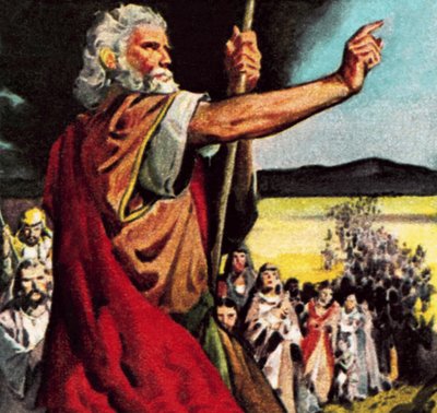 Moses i vildmarken av James Edwin McConnell
