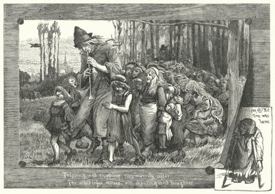 The Pied Piper of Hamelin (gravyr) av James Elder Christie