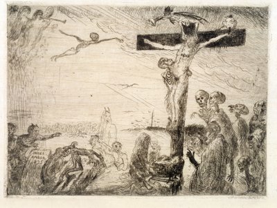 Kristus plågad av djävlar av James Ensor
