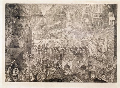 Kristi intåg i Bryssel av James Ensor