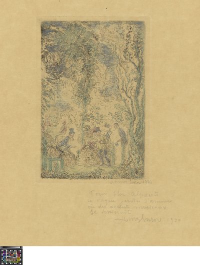 Der Liebesgarten av James Ensor