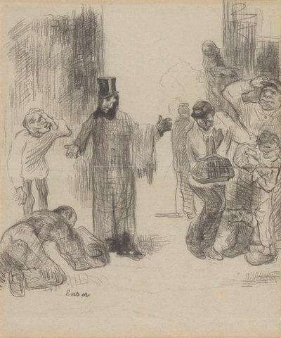 Paketbärarna av James Ensor