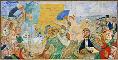 Den avrivna masken av James Sidney Ensor