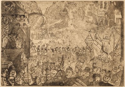 Kristi intåg i Bryssel av James Ensor