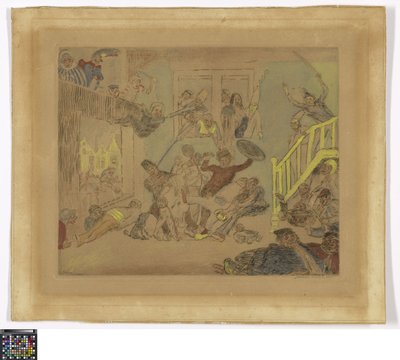 Kampf der Läuseköpfe Verlangen und Gebacken av James Ensor