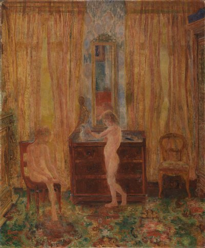 Barn vid morgontoaletten av James Ensor