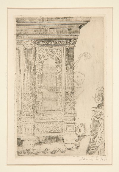 Le meuble hant? (The Haunted Furniture) av James Ensor