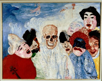 Masker och död Masker och död, 1897. av James Ensor