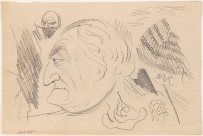 Man i profil av James Ensor