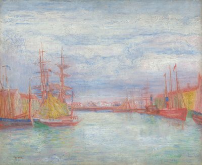 Ostendes hamn av James Ensor
