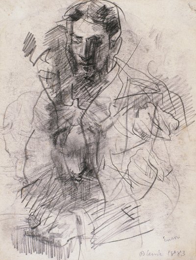 Porträtt av konstnären Willy Finch av James Ensor