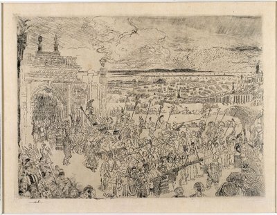 Romerskt triumftåg av James Ensor