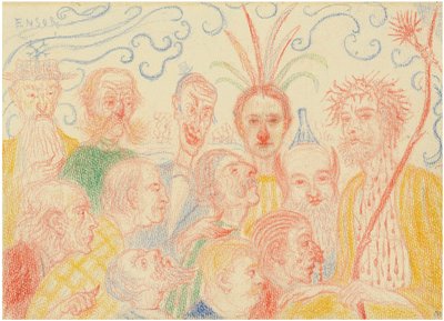 Scènes de la Vie du Christ Scener ur Kristi liv, 1910-1915. av James Ensor