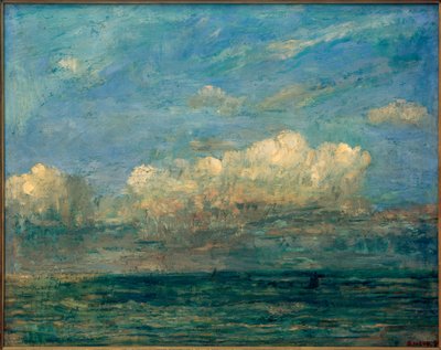 Sjön bit med vitt moln av James Sidney Ensor