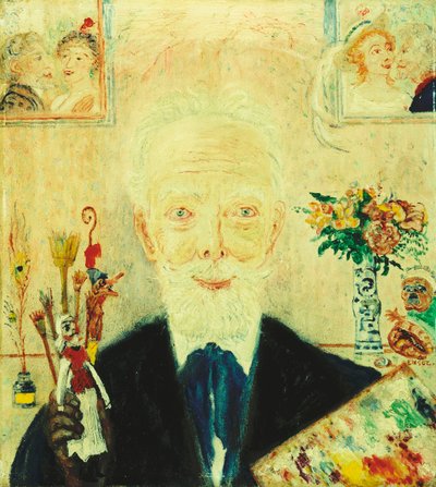 Självporträtt; Autoporträtt av James Ensor