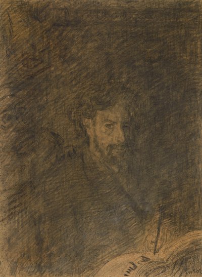 Självporträtt (”Oavslutat”) av James Ensor