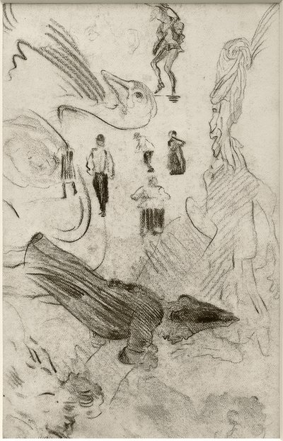 Silhuetter och groteska figurer av James Sidney Ensor